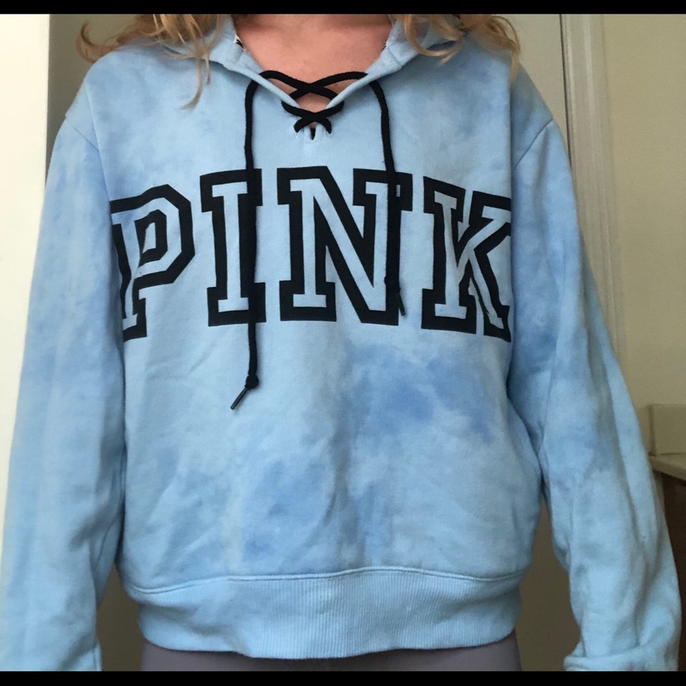 Blue Pink Victoria Secret Sweatshirt